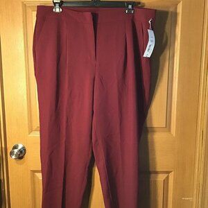Liz Claiborne Burgundy Dress Pants